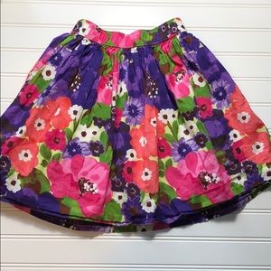 Gymboree floral skirt size 4 like new!